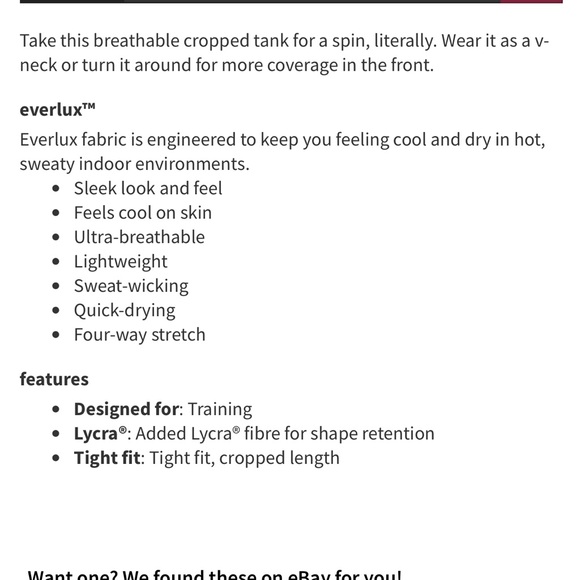 Lululemon Power Pivot Tank Everlux Dispersed Light Raw Linen Size 4 - Picture 5 of 5